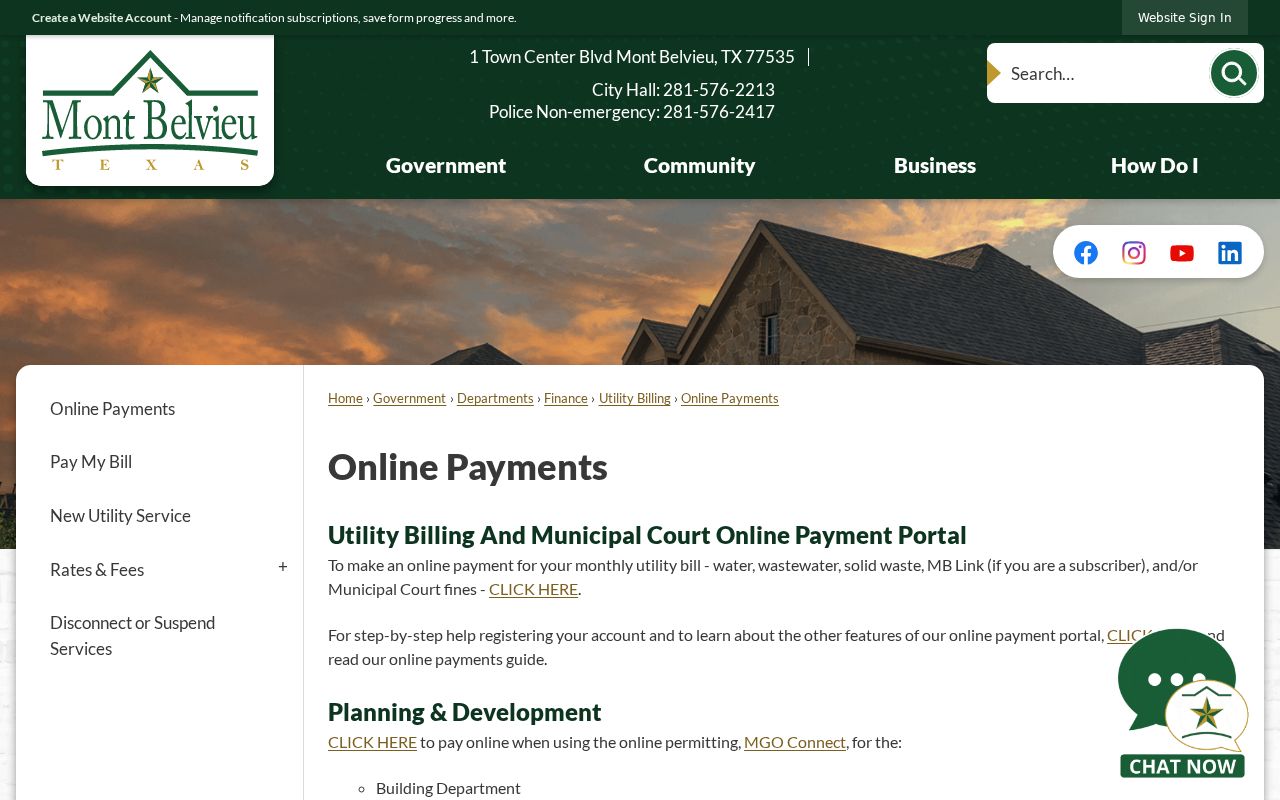 Mont Belvieu official municipal citation payment portal